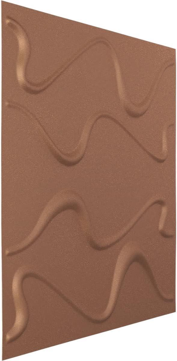 imageEkena Millwork WP20X20VEWH 19 58quotW x 19 58quotH Versailles EnduraWall Decorative 3D Wall Panel Covers 267 Sq FtAged Copper