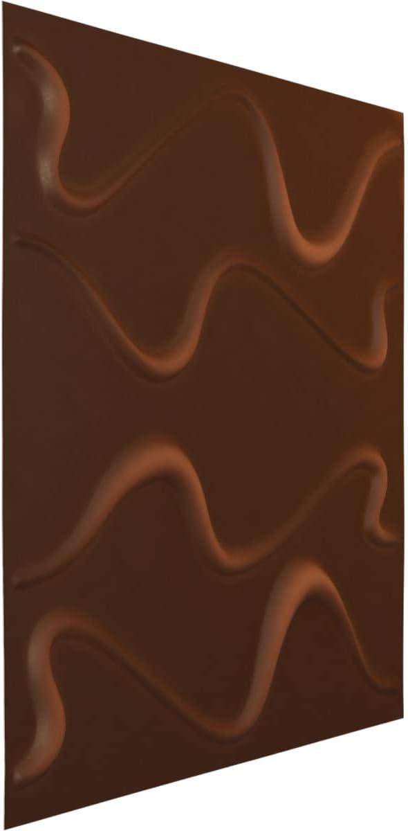 imageEkena Millwork WP20X20VEWH 19 58quotW x 19 58quotH Versailles EnduraWall Decorative 3D Wall Panel Covers 267 Sq FtAged Metallic Rust