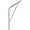 image1 18quotW x 12quotD x 13 34quotH EnduraBrace Heavy Duty Traditional Steel Support Bracket Matte BlackMatte White