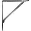 image1 18quotW x 12quotD x 13 34quotH EnduraBrace Heavy Duty Traditional Steel Support Bracket Matte BlackZinc Plated