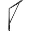 image1 18quotW x 12quotD x 13 34quotH EnduraBrace Heavy Duty Traditional Steel Support Bracket Matte BlackZinc Plated