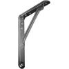 image1 18quotW x 12quotD x 13 34quotH EnduraBrace Heavy Duty Traditional Steel Support Bracket Matte BlackZinc Plated