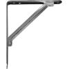 image1 18quotW x 12quotD x 13 34quotH EnduraBrace Heavy Duty Traditional Steel Support Bracket Matte BlackZinc Plated
