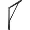 image1 18quotW x 12quotD x 13 34quotH EnduraBrace Heavy Duty Traditional Steel Support Bracket Matte BlackZinc Plated
