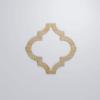 image11 38quotW X 11 38quotH Small Marrakesh Decorative Fretwork Wood Wall Panels BirchHickory