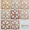 image11 38quotW X 11 38quotH Small Marrakesh Decorative Fretwork Wood Wall Panels BirchRed Oak