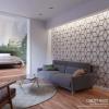image11 38quotW X 11 38quotH Small Marrakesh Decorative Fretwork Wood Wall Panels BirchRed Oak