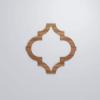 image11 38quotW X 11 38quotH Small Marrakesh Decorative Fretwork Wood Wall Panels BirchWalnut