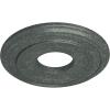 image12 38quotOD x 4quotID x 1 18quotP Classic Ceiling Medallion Fits Canopies up to 7 14quotAthenian Green Crackle Flat Finish