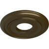 image12 38quotOD x 4quotID x 1 18quotP Classic Ceiling Medallion Fits Canopies up to 7 14quotBrass Metallic Series
