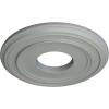 image12 38quotOD x 4quotID x 1 18quotP Classic Ceiling Medallion Fits Canopies up to 7 14quotBronze Metallic Series