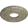 image12 38quotOD x 4quotID x 1 18quotP Classic Ceiling Medallion Fits Canopies up to 7 14quotCastle Stone Crackle Flat Finish