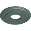 image12 38quotOD x 4quotID x 1 18quotP Classic Ceiling Medallion Fits Canopies up to 7 14quotCloud Burst Flat Finish