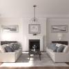 image12 38quotOD x 4quotID x 1 18quotP Classic Ceiling Medallion Fits Canopies up to 7 14quotGobi Desert Flat Finish