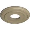 image12 38quotOD x 4quotID x 1 18quotP Classic Ceiling Medallion Fits Canopies up to 7 14quotGobi Desert Flat Finish