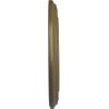 image12 38quotOD x 4quotID x 1 18quotP Classic Ceiling Medallion Fits Canopies up to 7 14quotMississippi Mud Flat Finish