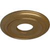 image12 38quotOD x 4quotID x 1 18quotP Classic Ceiling Medallion Fits Canopies up to 7 14quotPale Gold Metallic Series