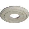 image12 38quotOD x 4quotID x 1 18quotP Classic Ceiling Medallion Fits Canopies up to 7 14quotPot of Cream Crackle Flat Finish