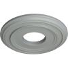 image12 38quotOD x 4quotID x 1 18quotP Classic Ceiling Medallion Fits Canopies up to 7 14quotPrimed