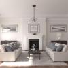 image12 38quotOD x 4quotID x 1 18quotP Classic Ceiling Medallion Fits Canopies up to 7 14quotRust Metallic Series