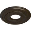 image12 38quotOD x 4quotID x 1 18quotP Classic Ceiling Medallion Fits Canopies up to 7 14quotStone Hearth Crackle Flat Finish