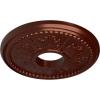 image13 78quotOD x 3 34quotID x 1 14quotP Tirana Ceiling Medallion Fits Canopies up to 4 34quotAntique Copper Metallic Series