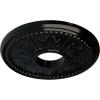 image13 78quotOD x 3 34quotID x 1 14quotP Tirana Ceiling Medallion Fits Canopies up to 4 34quotBlack Pearl Metallic Series
