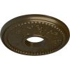 image13 78quotOD x 3 34quotID x 1 14quotP Tirana Ceiling Medallion Fits Canopies up to 4 34quotBrass Metallic Series