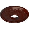 image13 78quotOD x 3 34quotID x 1 14quotP Tirana Ceiling Medallion Fits Canopies up to 4 34quotBrushed Mahogany Flat Finish