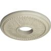 image13 78quotOD x 3 34quotID x 1 14quotP Tirana Ceiling Medallion Fits Canopies up to 4 34quotClear Yellow Flat Finish