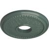 image13 78quotOD x 3 34quotID x 1 14quotP Tirana Ceiling Medallion Fits Canopies up to 4 34quotCloud Burst Flat Finish