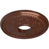 image13 78quotOD x 3 34quotID x 1 14quotP Tirana Ceiling Medallion Fits Canopies up to 4 34quotCopper Penny Metallic Series