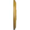 image13 78quotOD x 3 34quotID x 1 14quotP Tirana Ceiling Medallion Fits Canopies up to 4 34quotIridescent Gold Metallic Series