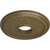 image13 78quotOD x 3 34quotID x 1 14quotP Tirana Ceiling Medallion Fits Canopies up to 4 34quotMississippi Mud Flat Finish