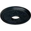image13 78quotOD x 3 34quotID x 1 14quotP Tirana Ceiling Medallion Fits Canopies up to 4 34quotNight Shade Flat Finish