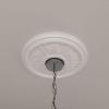 image13 78quotOD x 3 34quotID x 1 14quotP Tirana Ceiling Medallion Fits Canopies up to 4 34quotPrimed