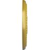 image13 78quotOD x 3 34quotID x 1 14quotP Tirana Ceiling Medallion Fits Canopies up to 4 34quotRich Gold Metallic Series