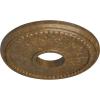 image13 78quotOD x 3 34quotID x 1 14quotP Tirana Ceiling Medallion Fits Canopies up to 4 34quotRubbed Bronze Metallic Series