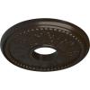 image13 78quotOD x 3 34quotID x 1 14quotP Tirana Ceiling Medallion Fits Canopies up to 4 34quotStone Hearth Flat Finish