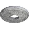 image13 78quotOD x 3 34quotID x 1 14quotP Tirana Ceiling Medallion Fits Canopies up to 4 34quotUltra Pure White Crackle Flat Finish