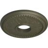 image13 78quotOD x 3 34quotID x 1 14quotP Tirana Ceiling Medallion Fits Canopies up to 4 34quotWitch Hazel Flat Finish