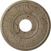 image15 34quotOD x 3 78quotID x 34quotP Berkshire Ceiling Medallion Fits Canopies up to 7quotHandPainted Athenian Green Crackle