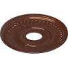 image15 34quotOD x 3 78quotID x 34quotP Berkshire Ceiling Medallion Fits Canopies up to 7quotHandPainted Copper Penny
