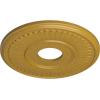 image15 34quotOD x 3 78quotID x 34quotP Berkshire Ceiling Medallion Fits Canopies up to 7quotHandPainted Iridescent Gold