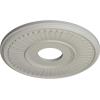 image15 34quotOD x 3 78quotID x 34quotP Berkshire Ceiling Medallion Fits Canopies up to 7quotHandPainted Pot of Cream