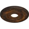 image15 34quotOD x 3 78quotID x 34quotP Berkshire Ceiling Medallion Fits Canopies up to 7quotHandPainted Rust