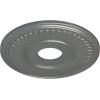 image15 34quotOD x 3 78quotID x 34quotP Berkshire Ceiling Medallion Fits Canopies up to 7quotHandPainted Silver
