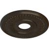 image15 34quotOD x 3 78quotID x 34quotP Berkshire Ceiling Medallion Fits Canopies up to 7quotHandPainted Stone Hearth Crackle