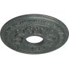 image15 38quotOD x 4 14quotID x 1 12quotP Baltimore Ceiling Medallion Fits Canopies up to 5 12quotAthenian Green Crackle Flat Finish