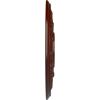 image15 38quotOD x 4 14quotID x 1 12quotP Baltimore Ceiling Medallion Fits Canopies up to 5 12quotBrushed Mahogany Flat Finish